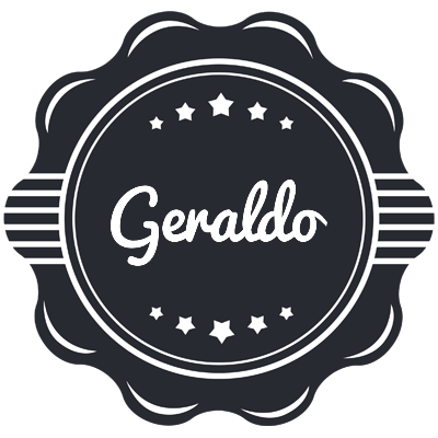 Geraldo badge logo