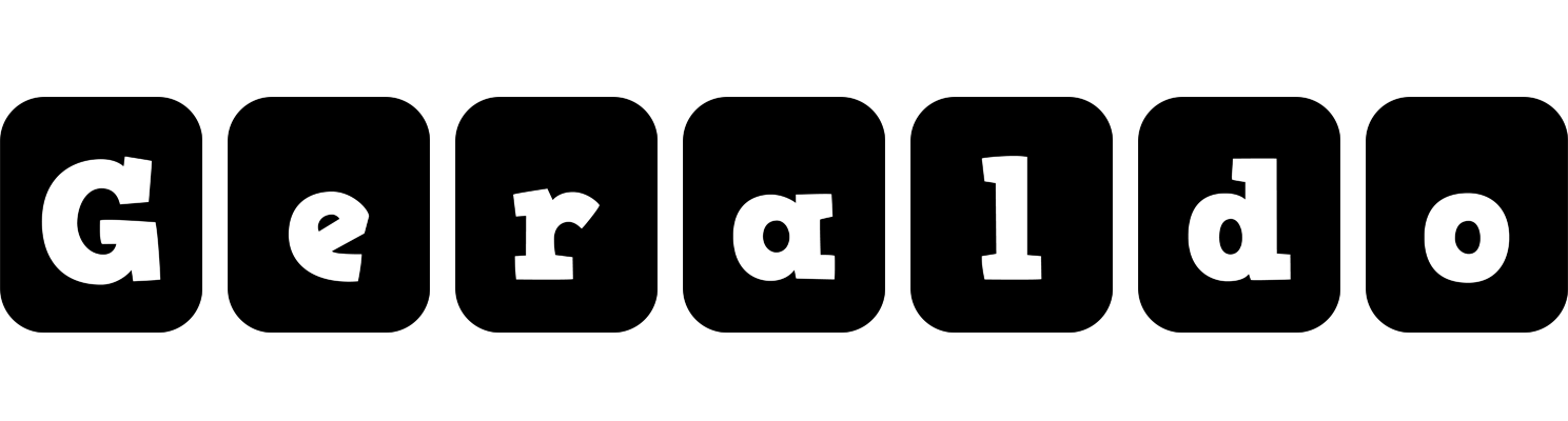 Geraldo box logo