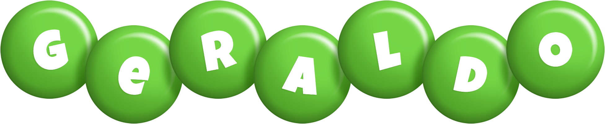 Geraldo candy-green logo