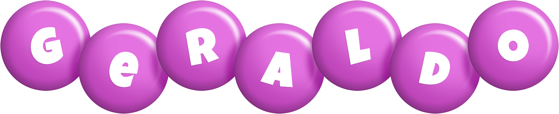 Geraldo candy-purple logo