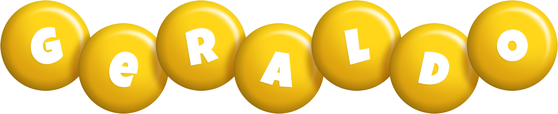 Geraldo candy-yellow logo