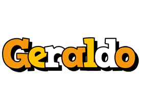 Geraldo cartoon logo