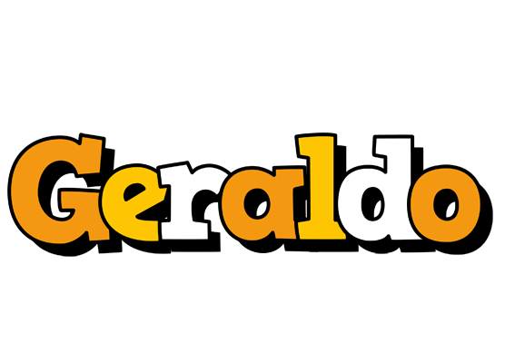 Geraldo cartoon logo