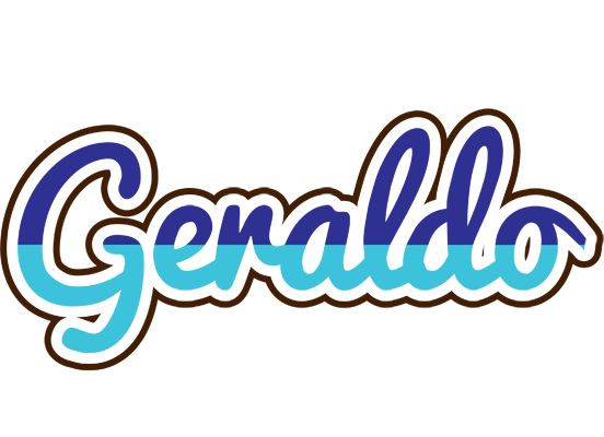 Geraldo raining logo