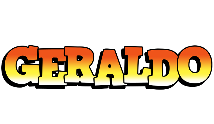 Geraldo sunset logo