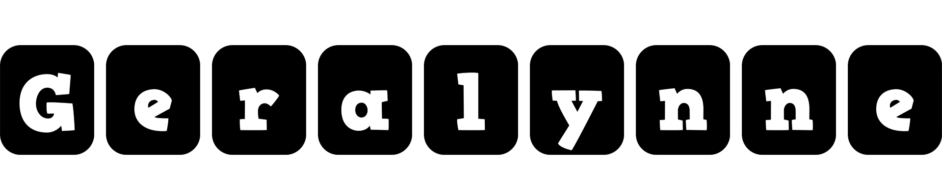 Geralynne box logo