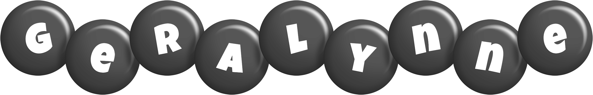 Geralynne candy-black logo