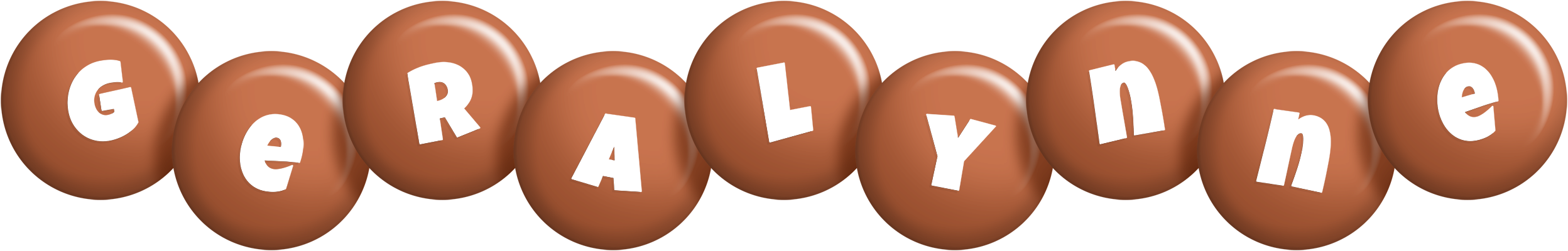 Geralynne candy-brown logo