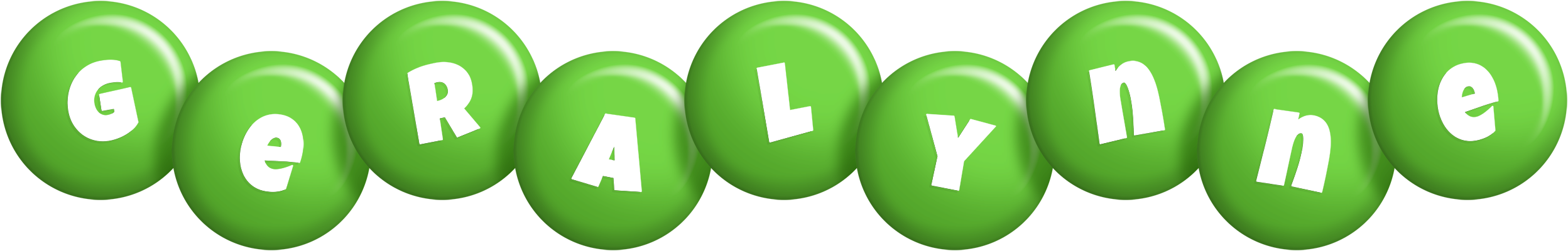 Geralynne candy-green logo