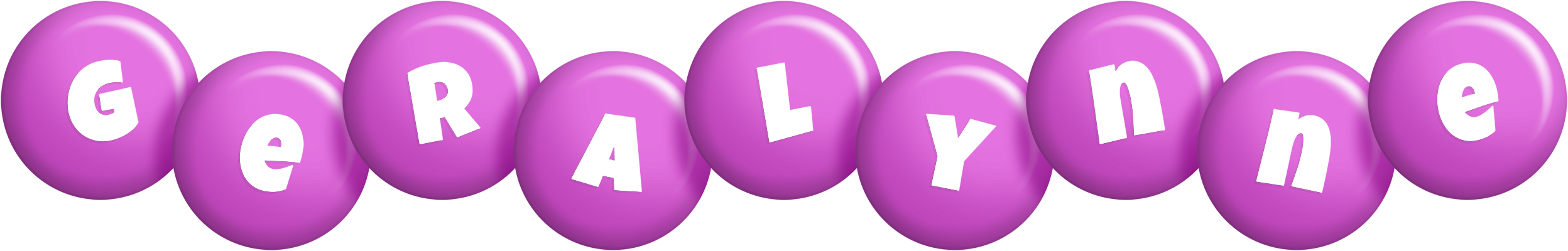 Geralynne candy-purple logo