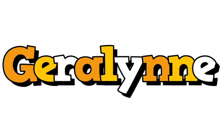Geralynne cartoon logo