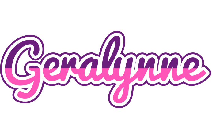 Geralynne cheerful logo