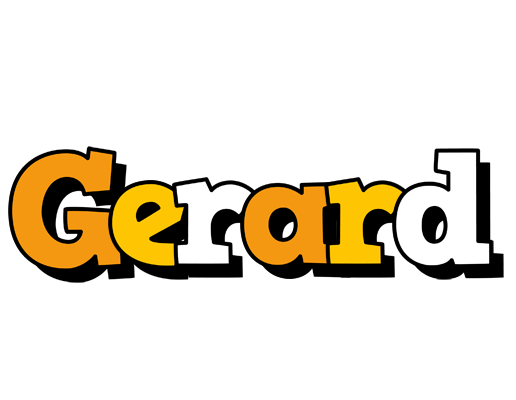 Gerard cartoon logo