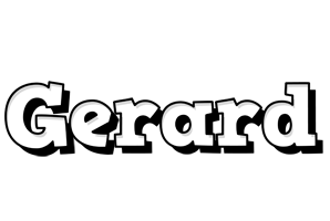 Gerard snowing logo