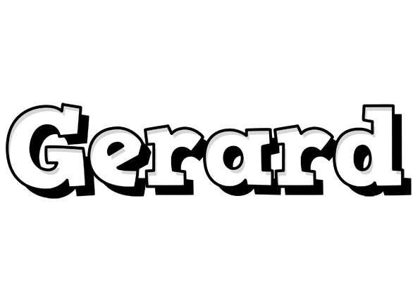 Gerard snowing logo