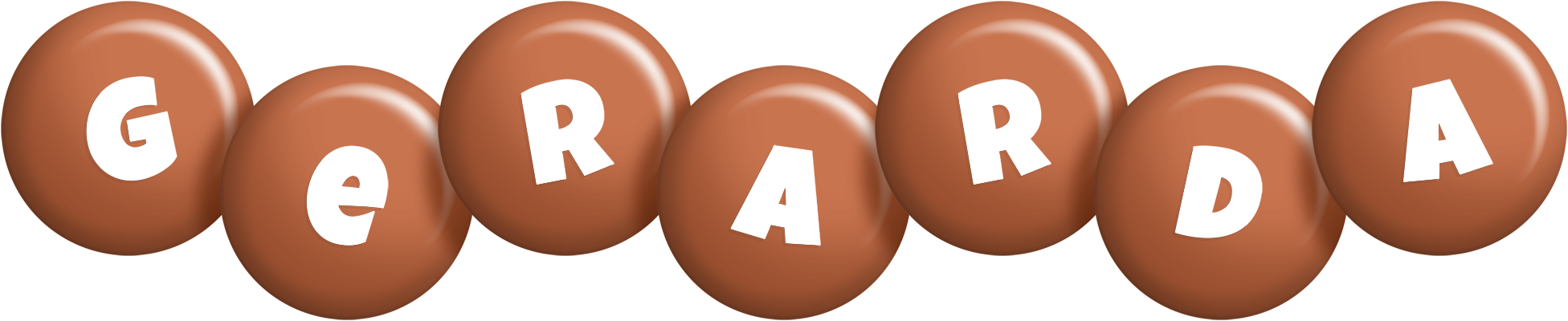 Gerarda candy-brown logo