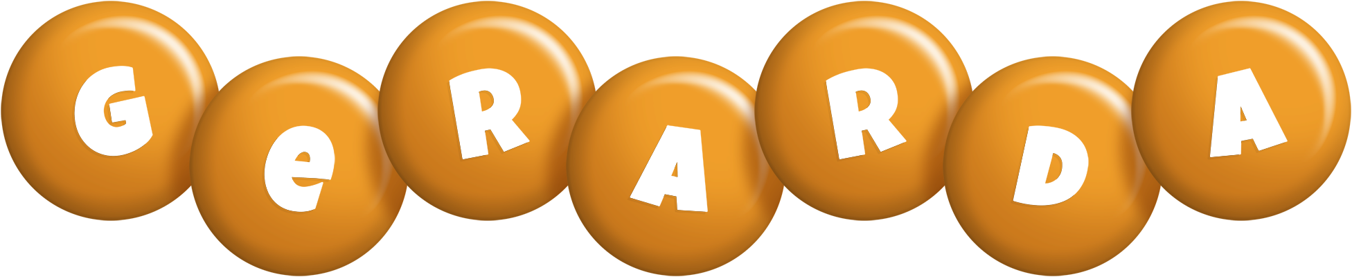 Gerarda candy-orange logo