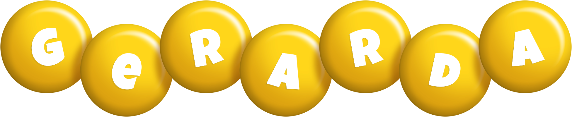 Gerarda candy-yellow logo