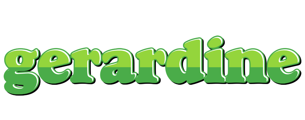 Gerardine apple logo