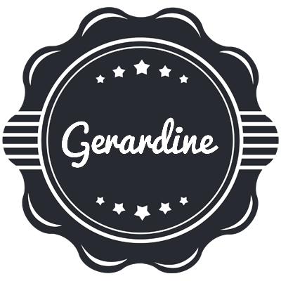 Gerardine badge logo