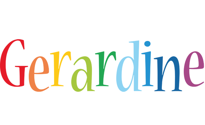 Gerardine birthday logo