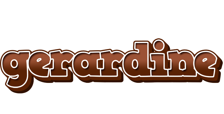 Gerardine brownie logo