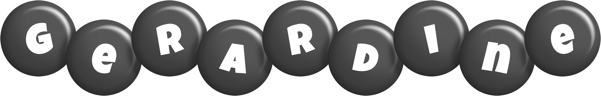 Gerardine candy-black logo