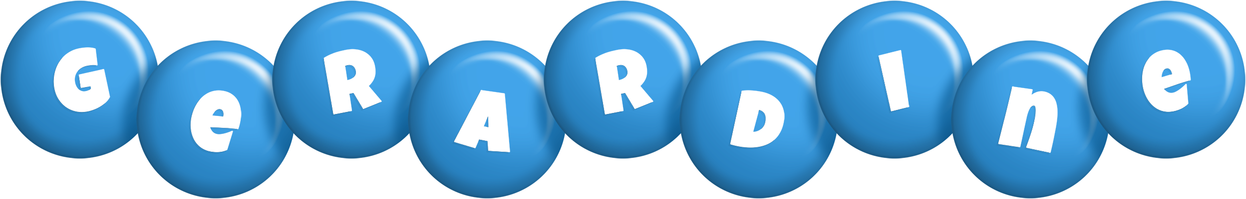 Gerardine candy-blue logo