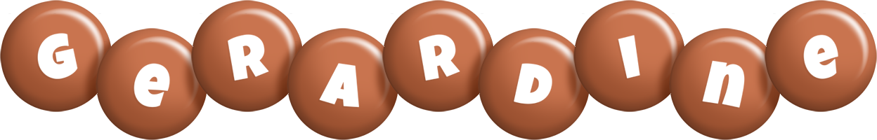 Gerardine candy-brown logo