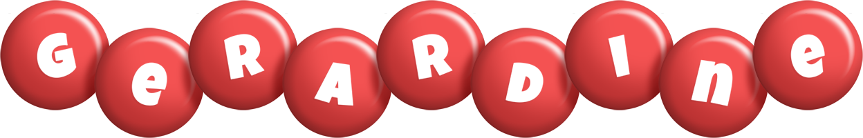 Gerardine candy-red logo