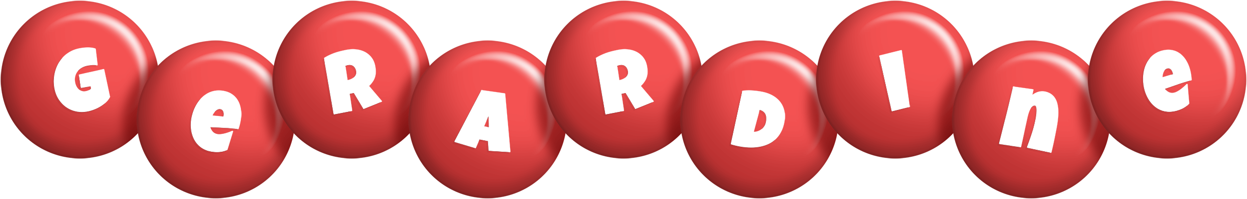 Gerardine candy-red logo