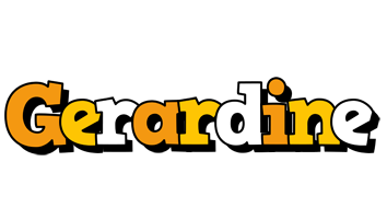 Gerardine cartoon logo