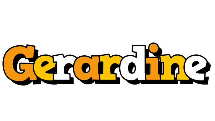 Gerardine cartoon logo