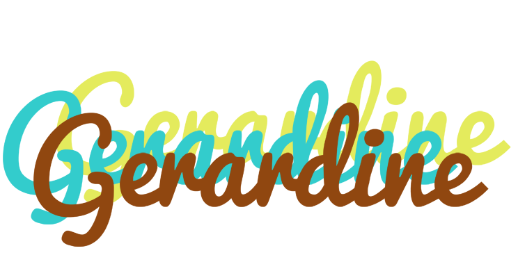 Gerardine cupcake logo