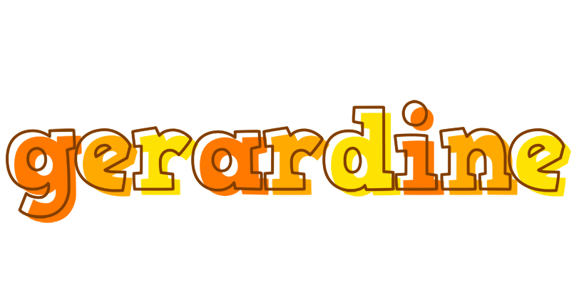 Gerardine desert logo