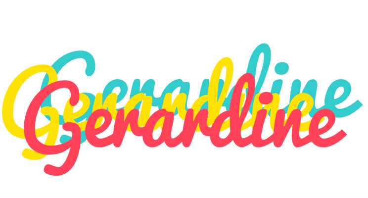 Gerardine disco logo