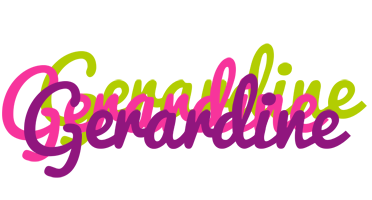 Gerardine flowers logo