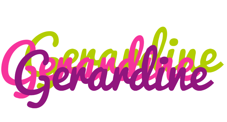 Gerardine flowers logo