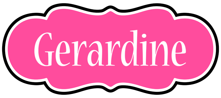 Gerardine invitation logo