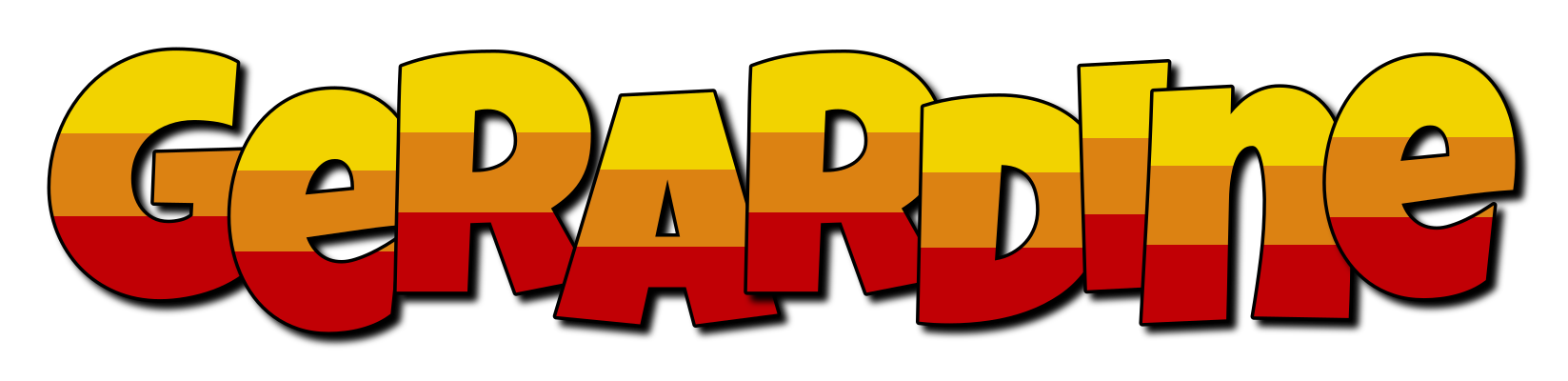 Gerardine jungle logo