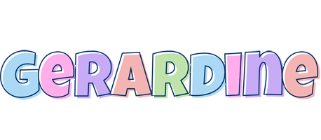 Gerardine pastel logo