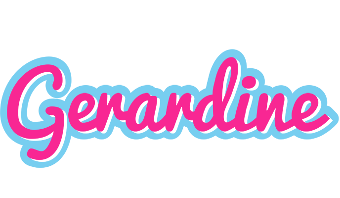 Gerardine popstar logo