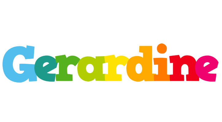 Gerardine rainbows logo