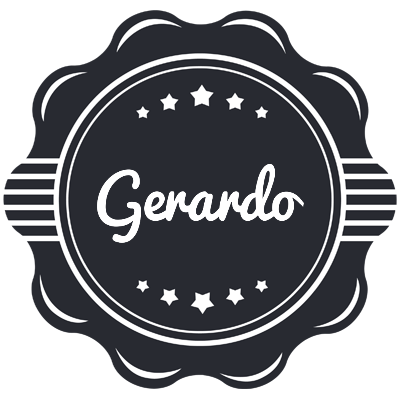 Gerardo badge logo