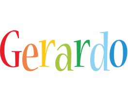 Gerardo birthday logo