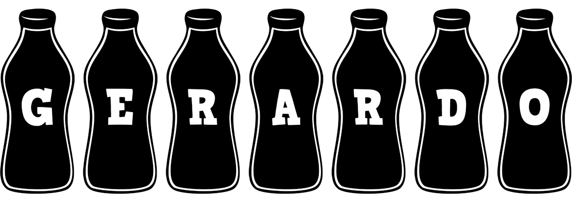 Gerardo bottle logo