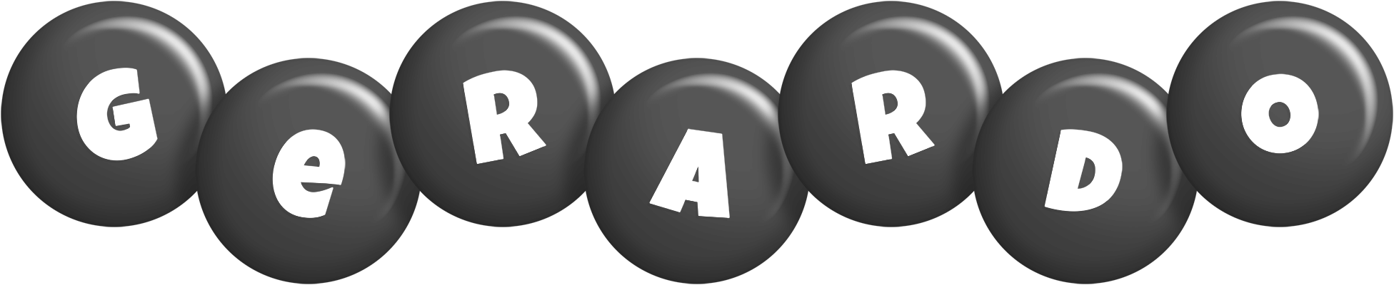 Gerardo candy-black logo