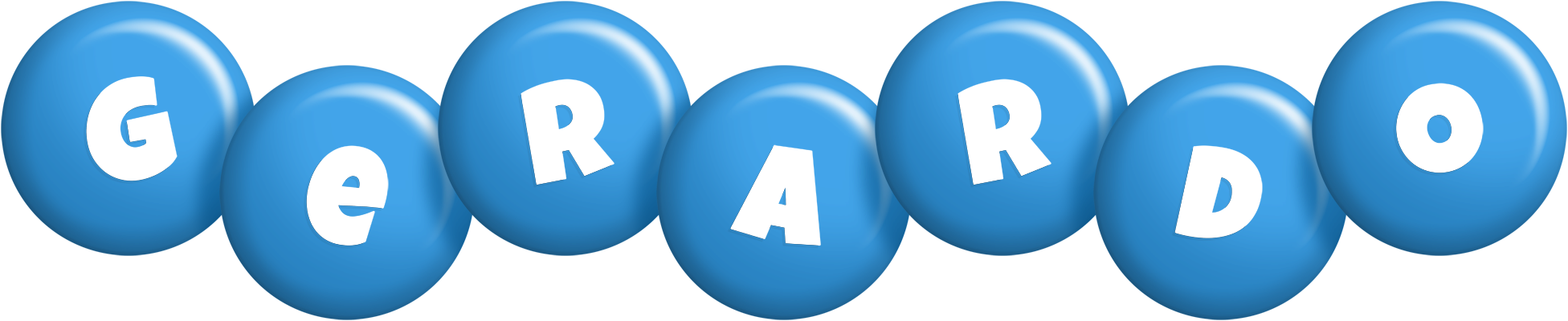 Gerardo candy-blue logo