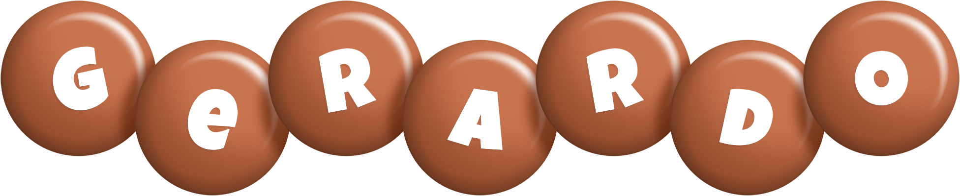 Gerardo candy-brown logo