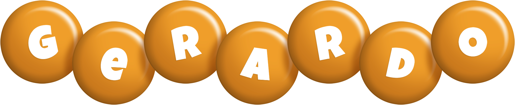 Gerardo candy-orange logo